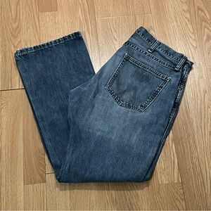 Wrangler Men’s 34x32 (34x31) Slim Boot Jeans Medium Blue Western Cowboy Rodeo